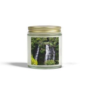 Serene Landscape Scented Candles - Coconut Apricot Wax (4oz, 9oz)